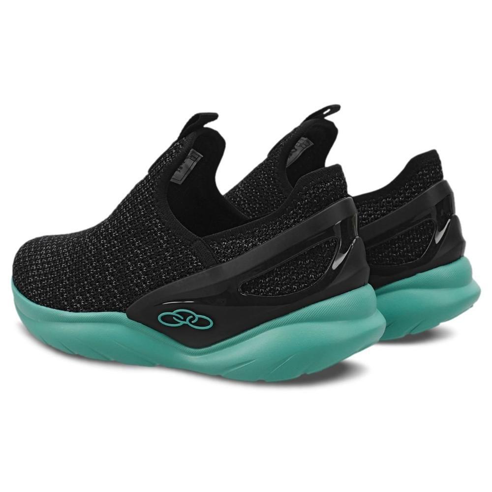 Tênis Infantil Menino Olympikus Esportivo Iconic Preto Verde Preto 3