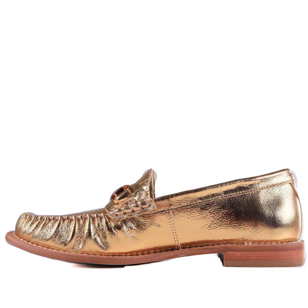 Loafer Feminino Zariff 432.6701 Ouro Dourado 2