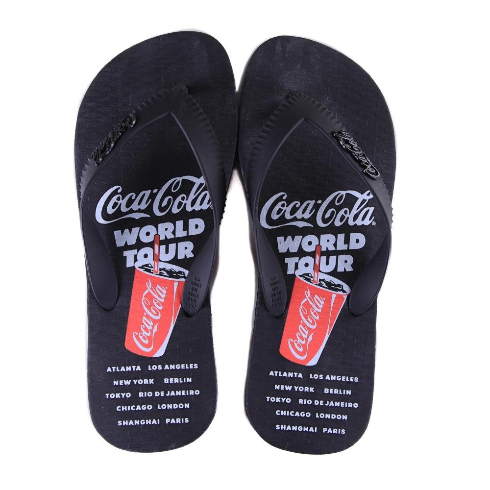 Chinelo Masculino Coca-Cola Cc4501 Preto Preto 1
