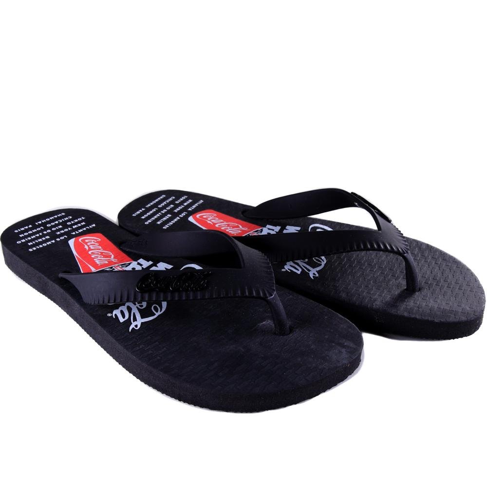 Chinelo Masculino Coca-Cola Cc4501 Preto Preto 2