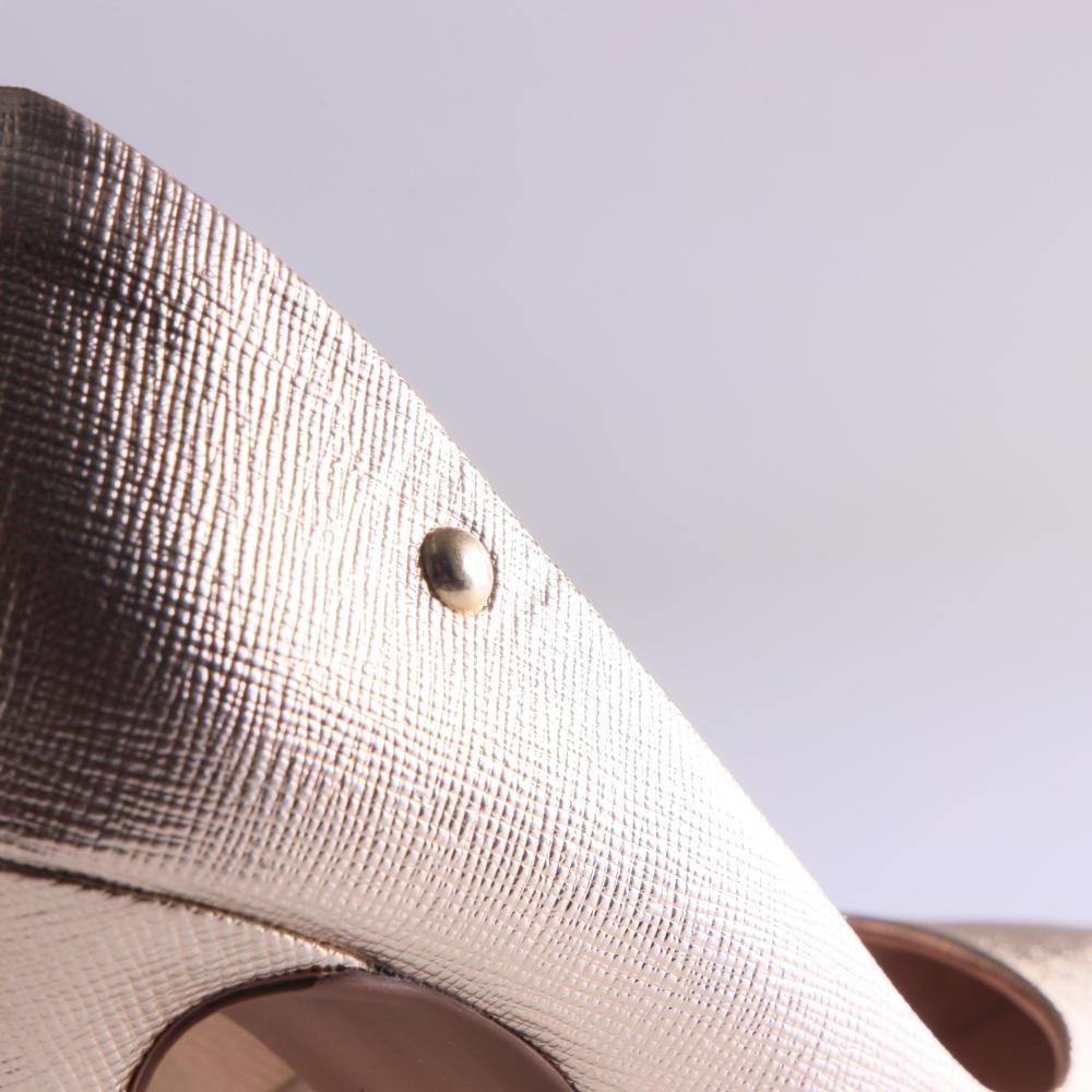 Scarpin Feminino Zariff Metalizado 9430-212 Ouro Dourado 5