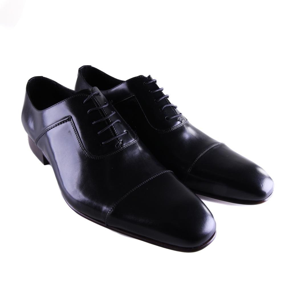 Sapato Zariff Masculino em Couro 12381 Preto Preto 3