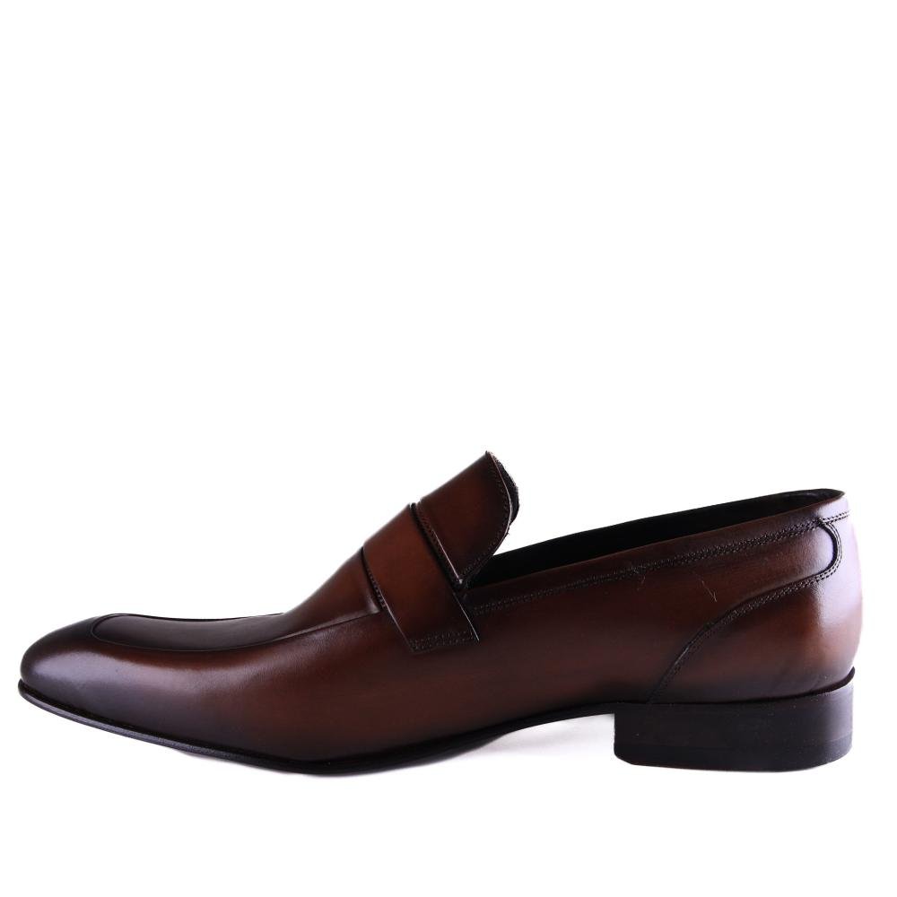 Sapato Zariff Masculino Em Couro 12380 Camel Marrom 2