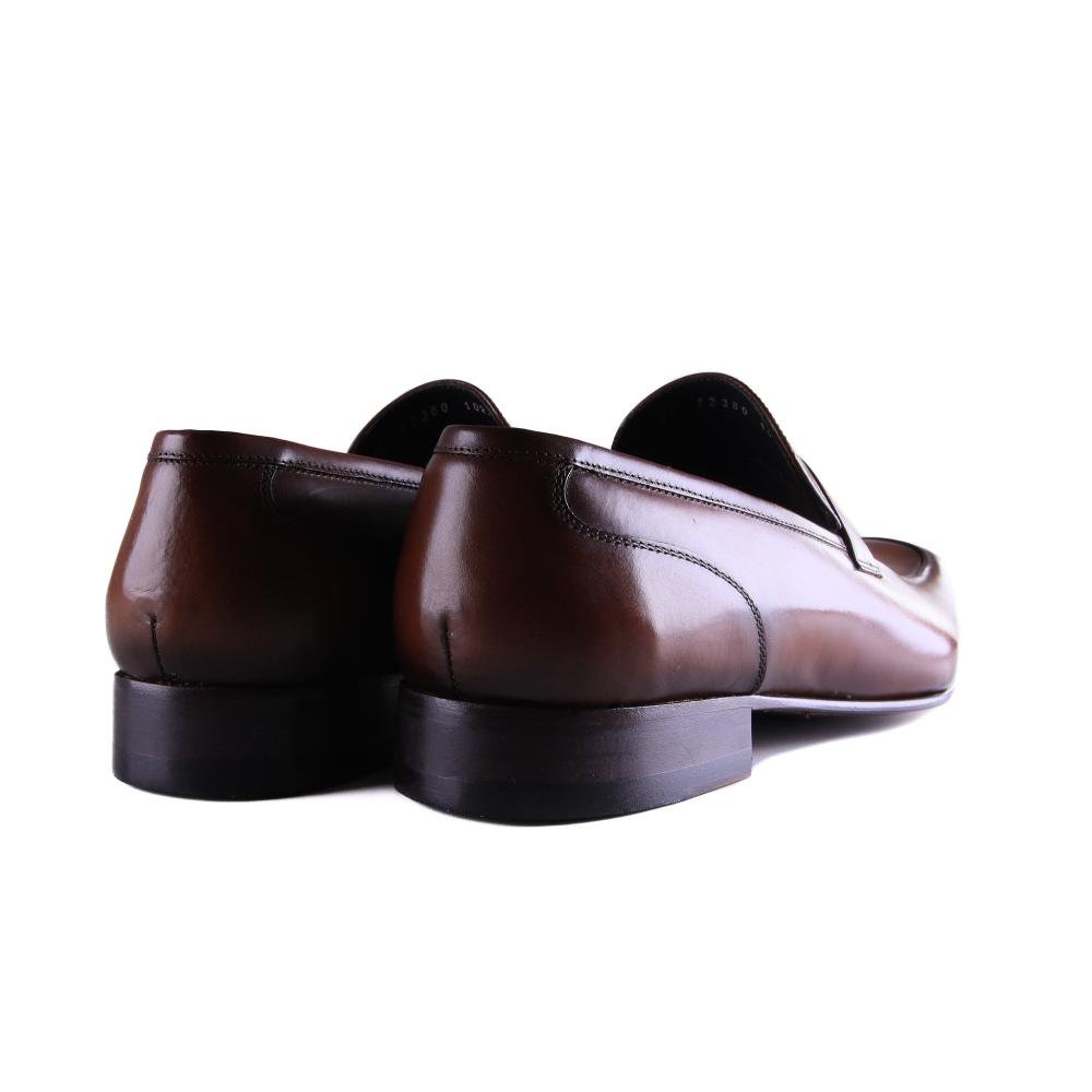 Sapato Zariff Masculino Em Couro 12380 Camel Marrom 4