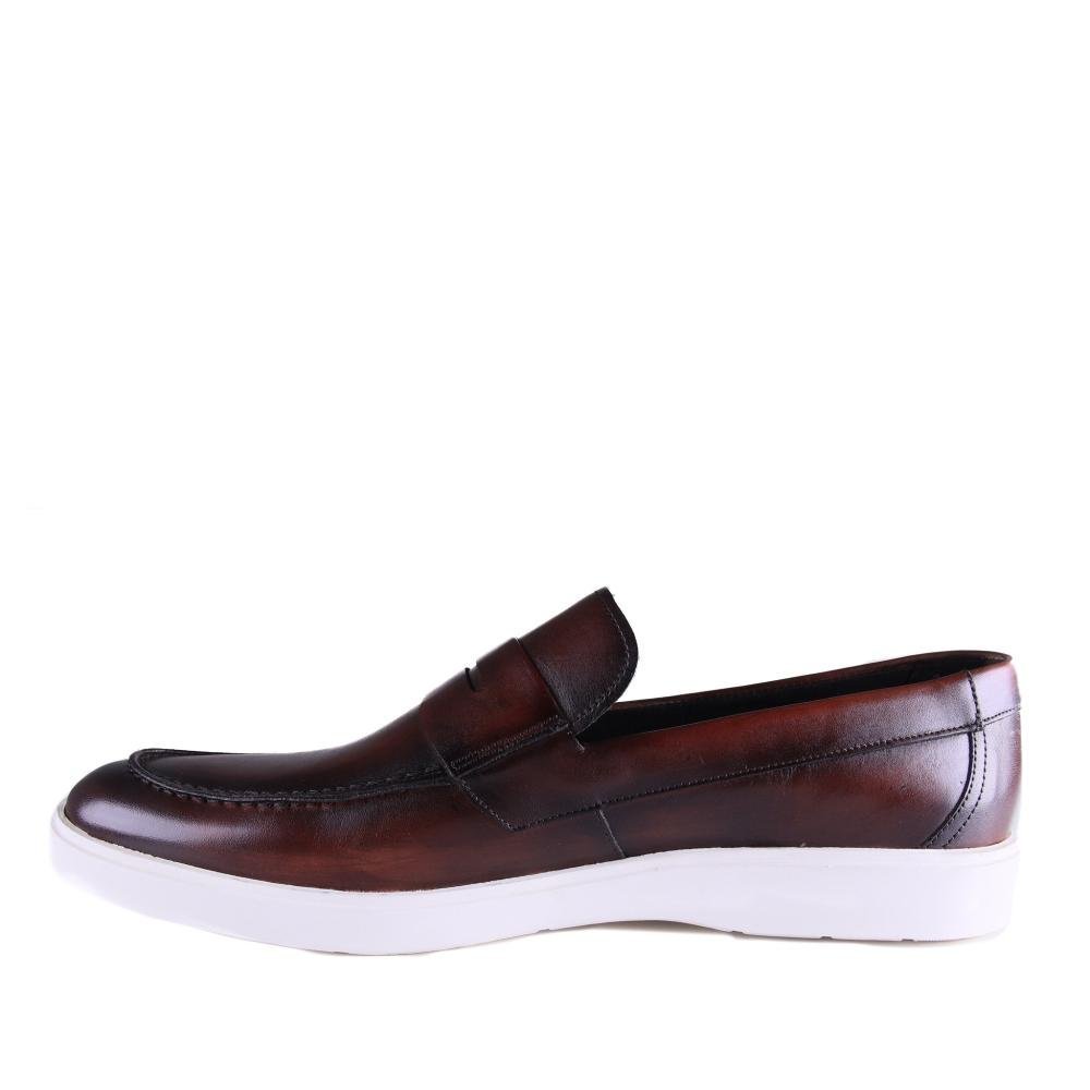 Sapato Masculino Zariff Em Couro 19102 Castanho Marrom 2