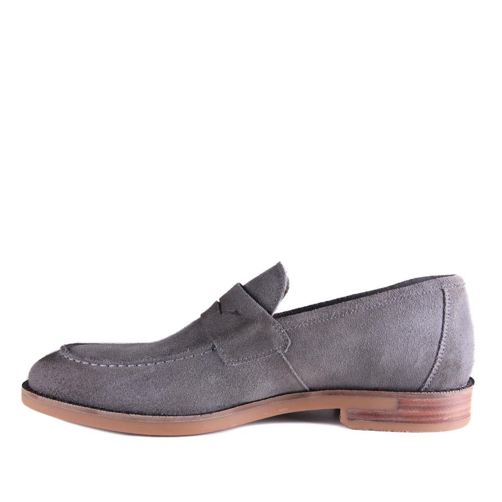 Sapato Masculino Zariff Em Couro 20755 Cinza Cinza 3