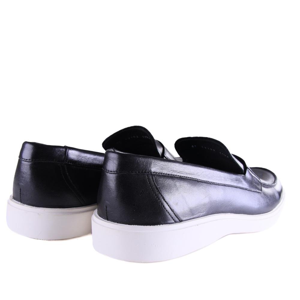 Sapato Masculino Zariff Em Couro 19102 Preto Preto 5