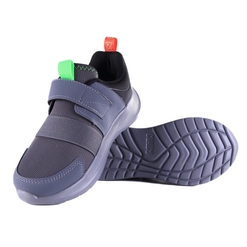 Tênis Infantil Menino Klin 445.041 Cinza Cinza 5