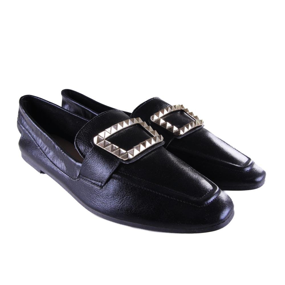 Loafer Feminino Zariff 3556140 Cristal Preto Preto 3