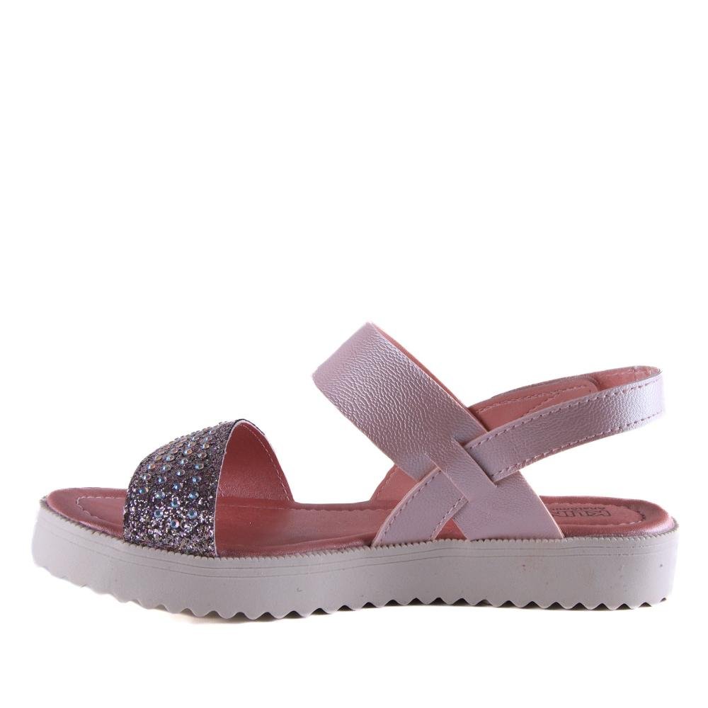 Sandália Infantil Menina Klin 420.038 Rosa Rosa 2