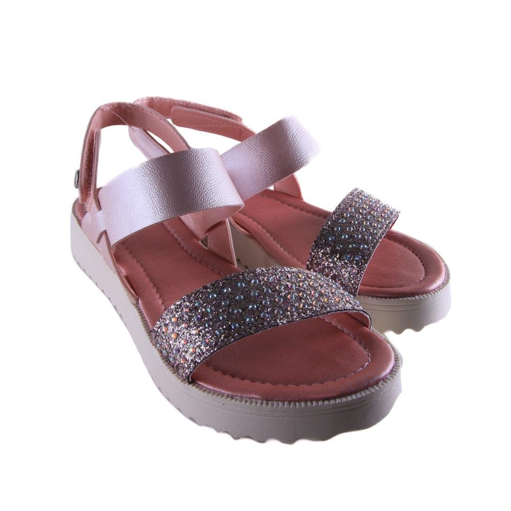 Sandália Infantil Menina Klin 420.038 Rosa Rosa 3