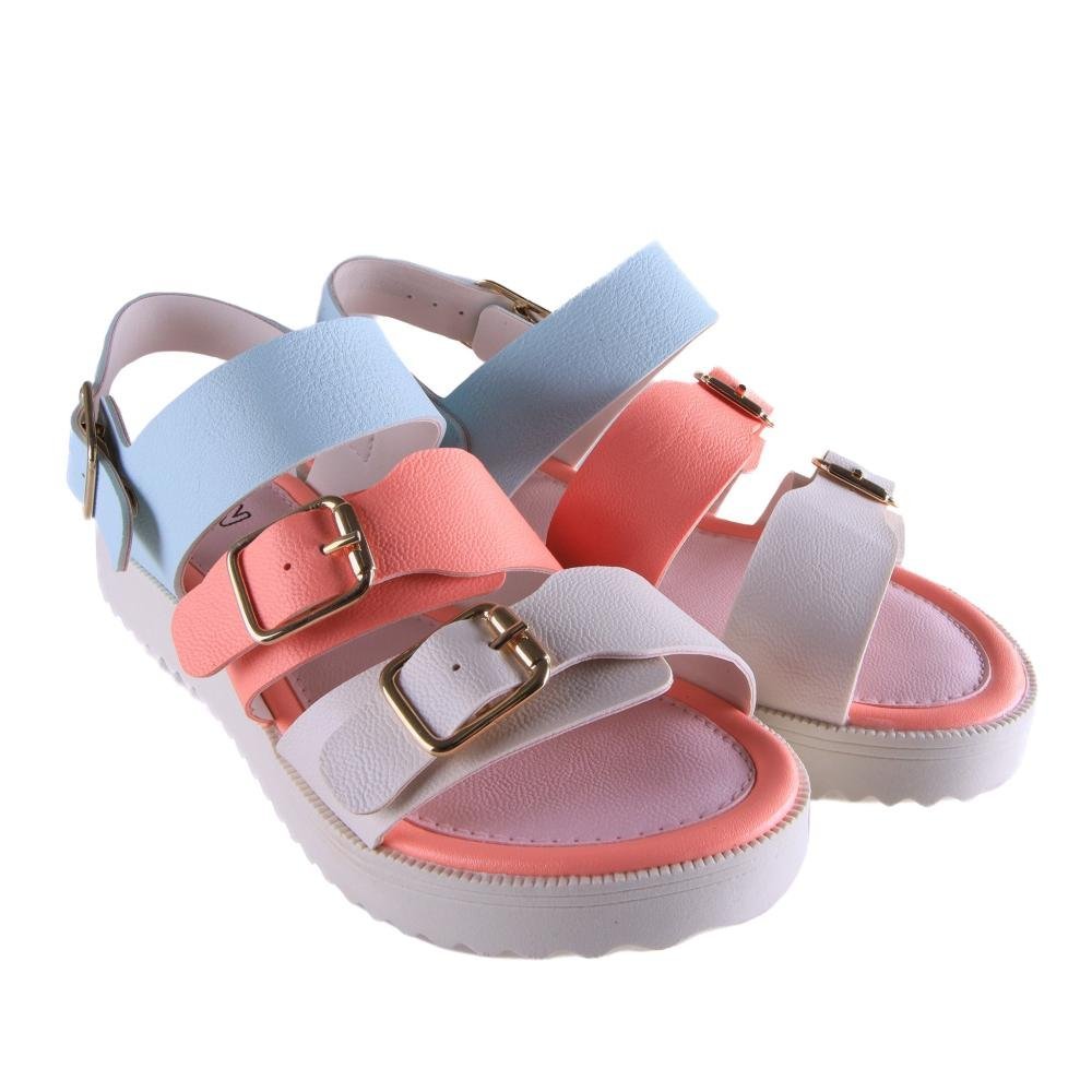 Sandália Infantil Menina Klin 420.042 Multicolor Multicores 3