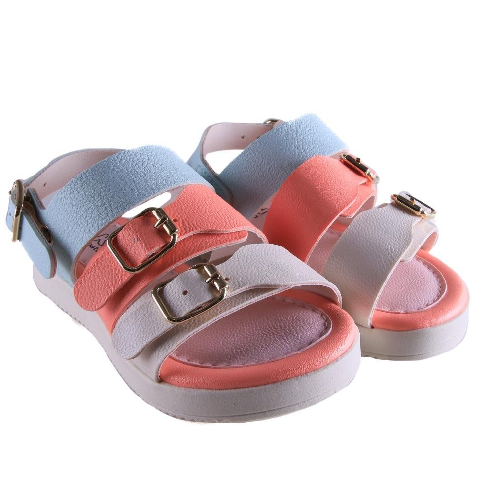 Sandália Infantil Menina Klin 421.042 Multicolor Multicores 3