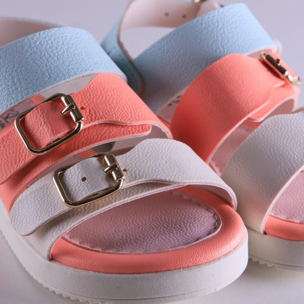 Sandália Infantil Menina Klin 421.042 Multicolor Multicores 4