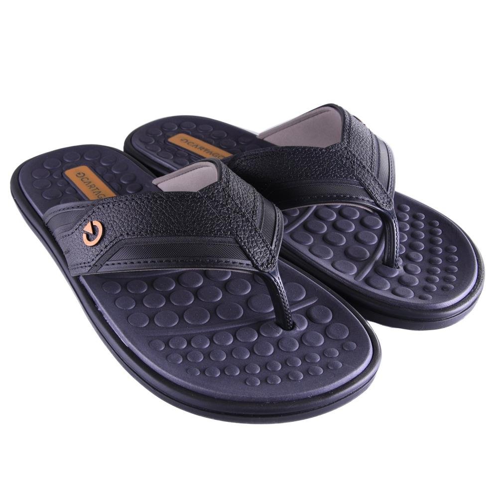 Chinelo Masculino Cartago 12452 Preto Preto 2