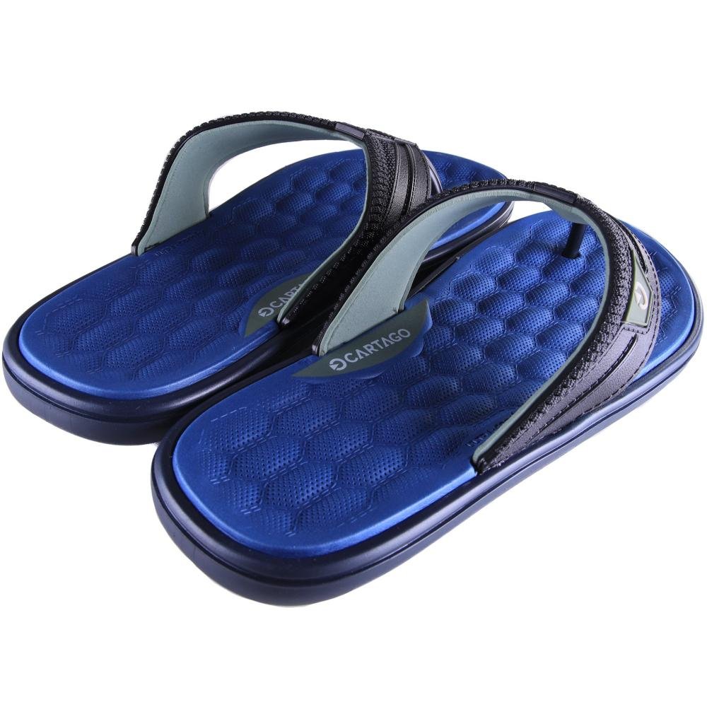 Chinelo Masculino Cartago 12496 Azul Azul 3