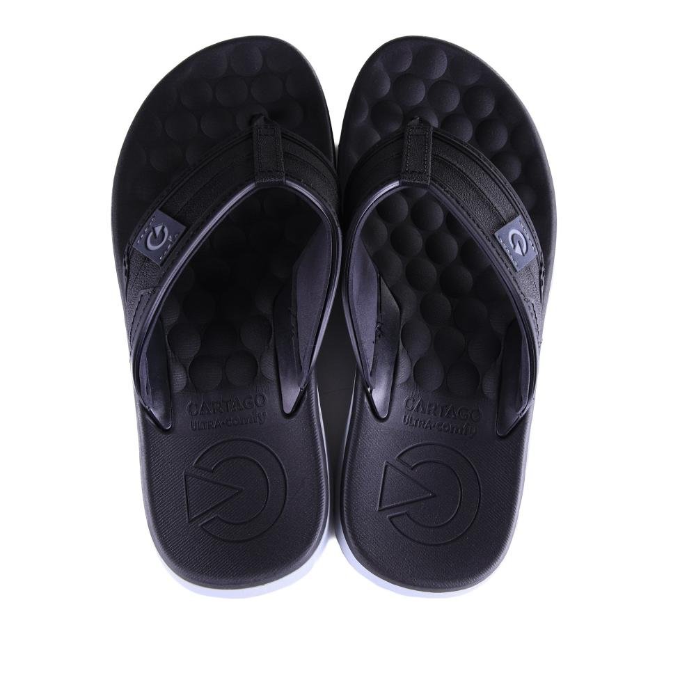 Chinelo Masculino Cartago 12482 Preto Preto 1