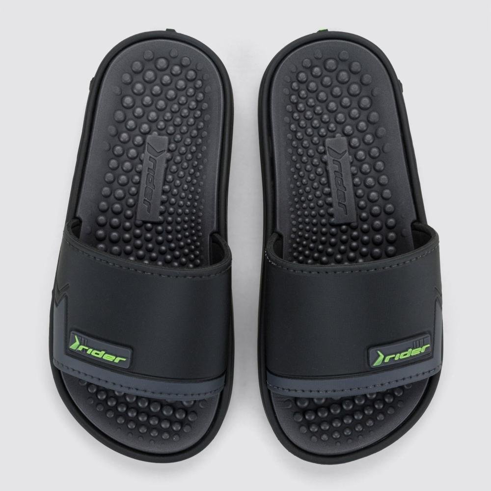 Chinelo Infantil Menino Rider 11784 Preto Preto 3