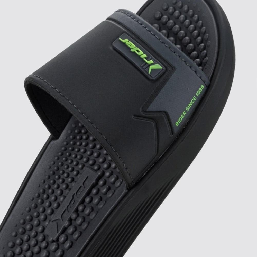 Chinelo Infantil Menino Rider 11784 Preto Preto 4
