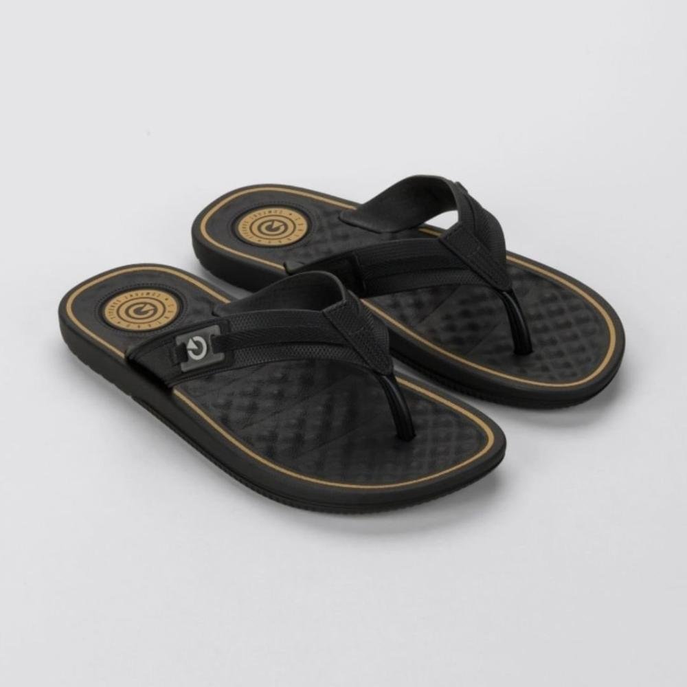 Chinelo Infantil Menino Cartago 12307 Preto Amarelo Preto/Amarelo 2