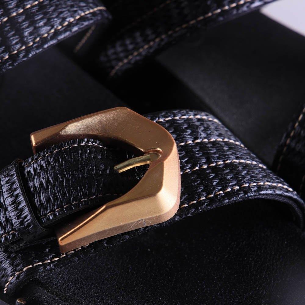 Papete Feminina Zariff Birk U888136 Preto Preto 5