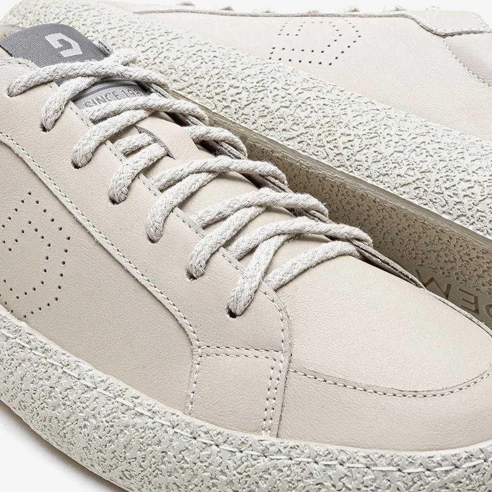 Tênis Masculino Democrata Denim Bora 526201 Creme Bege 3