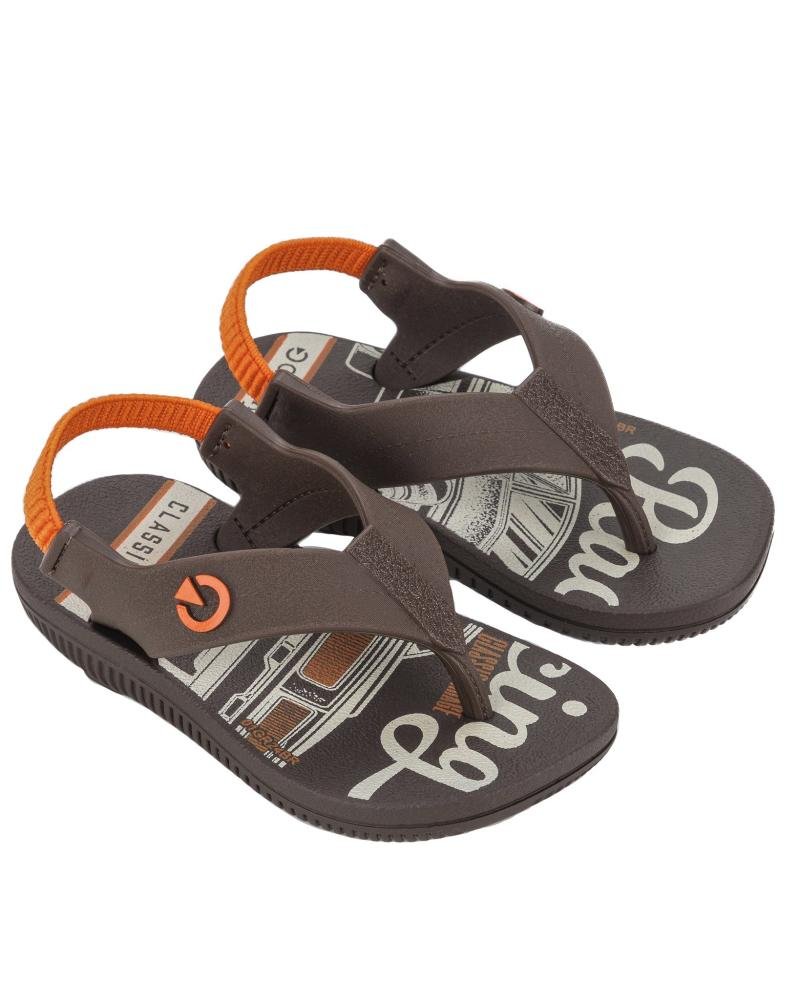 Sandália Infantil Menino Cartago 12256 Marrom Marrom 2