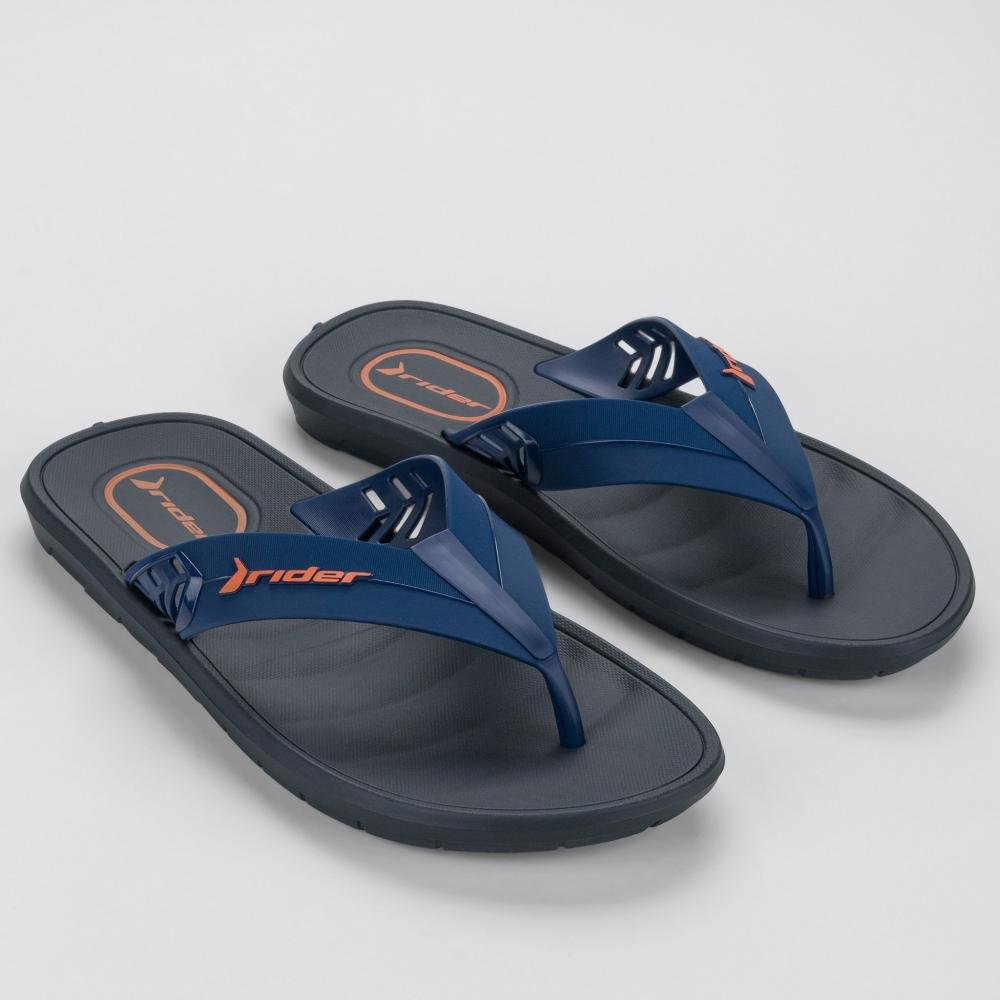 Chinelo Masculino Rider 12289 Preto/Azul Azul 3