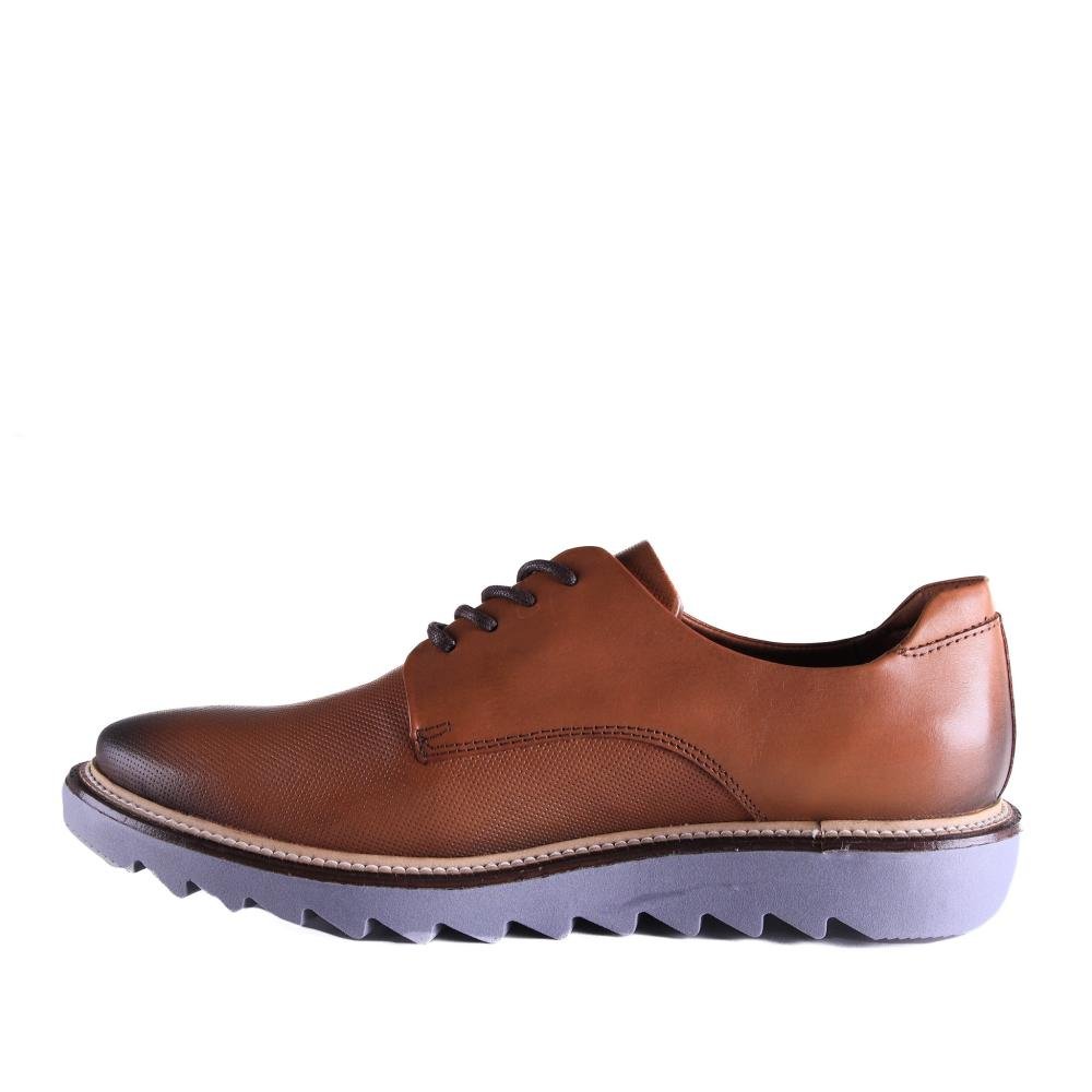 Sapato Masculino Em Couro Zariff 4301 Whisky Marrom 2