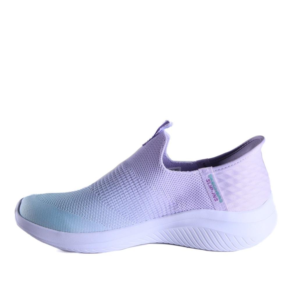 Tênis Feminino Skechers Esportivo Slip-Ins 150183 Verde Lilás Roxo 2