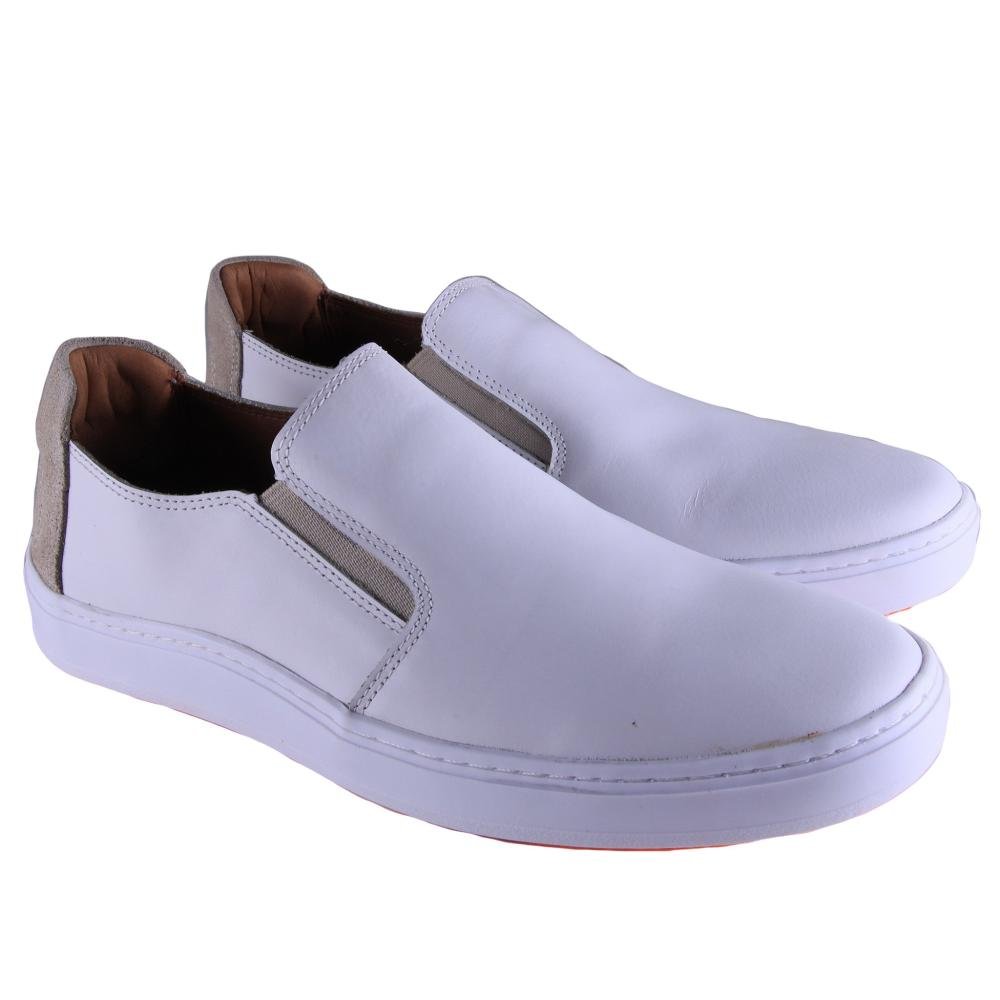 Sapatenis Masculino Zariff 87004 Branco Branco 3