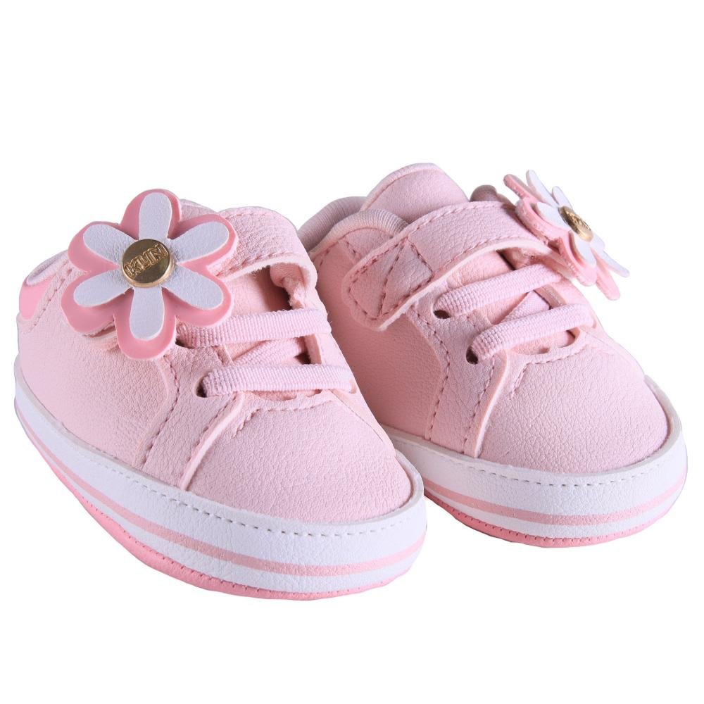 Tênis Infantil Menina Klin 268.059 Rosa Claro Rosa 3