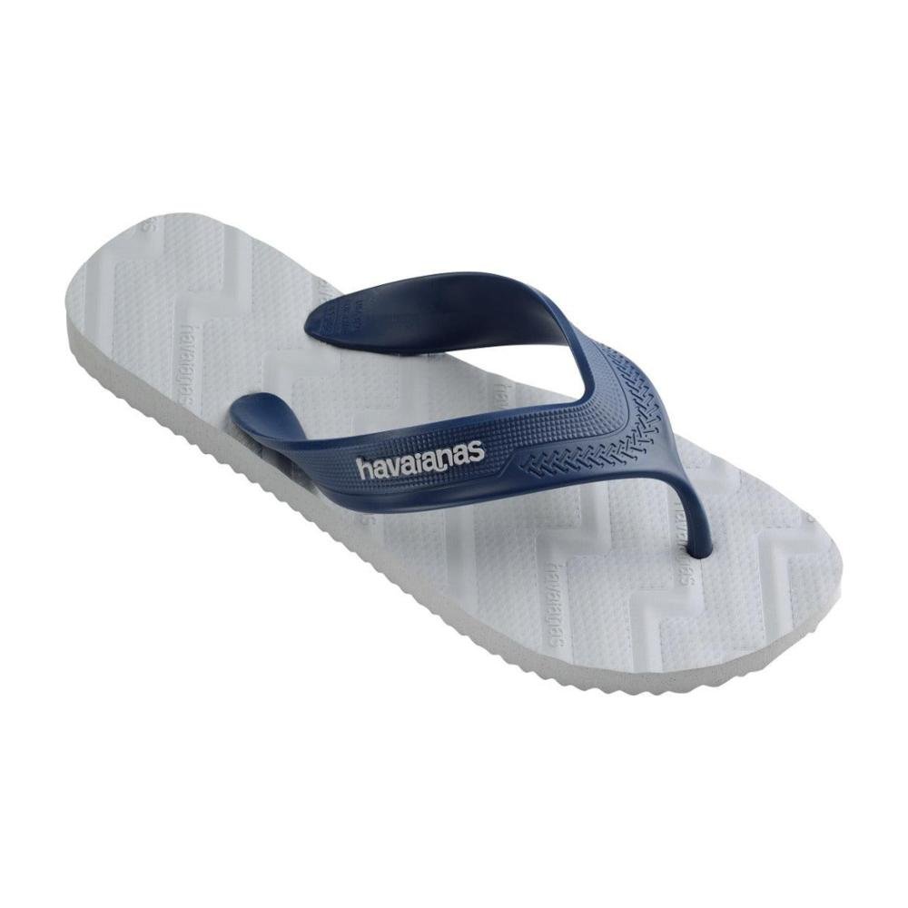 Chinelo Masculino Havaianas Track Waves Cinza/Azul Azul 2
