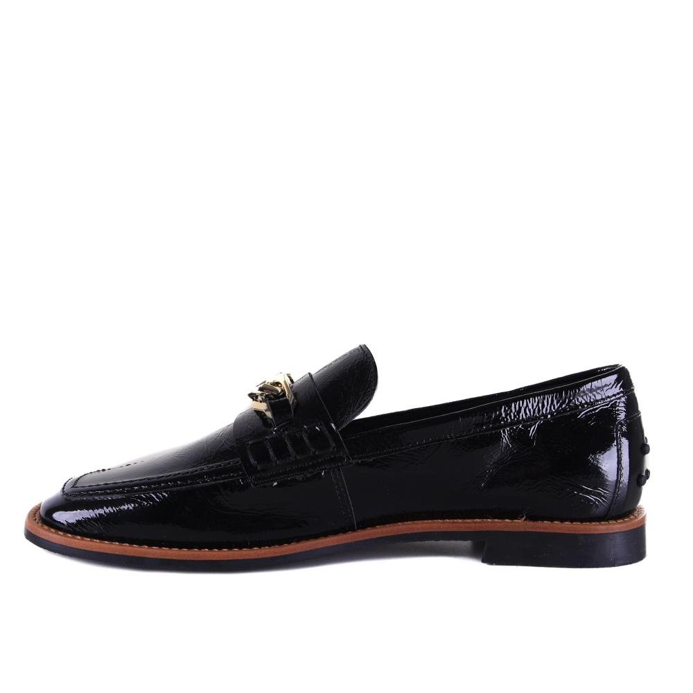 Loafer Feminino Zariff 434.6697 Verniz Preto Preto 2