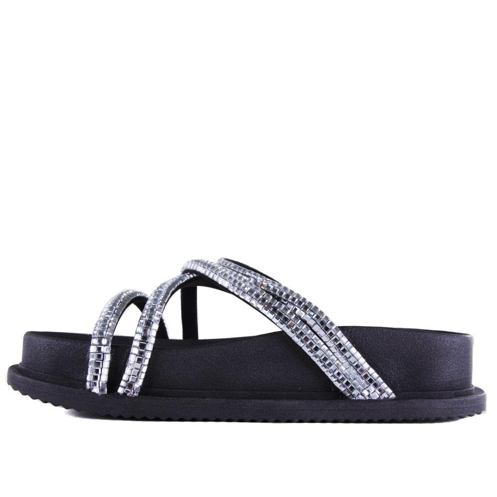 Papete Feminino Zariff 354 Preto/Cristal Preto 2