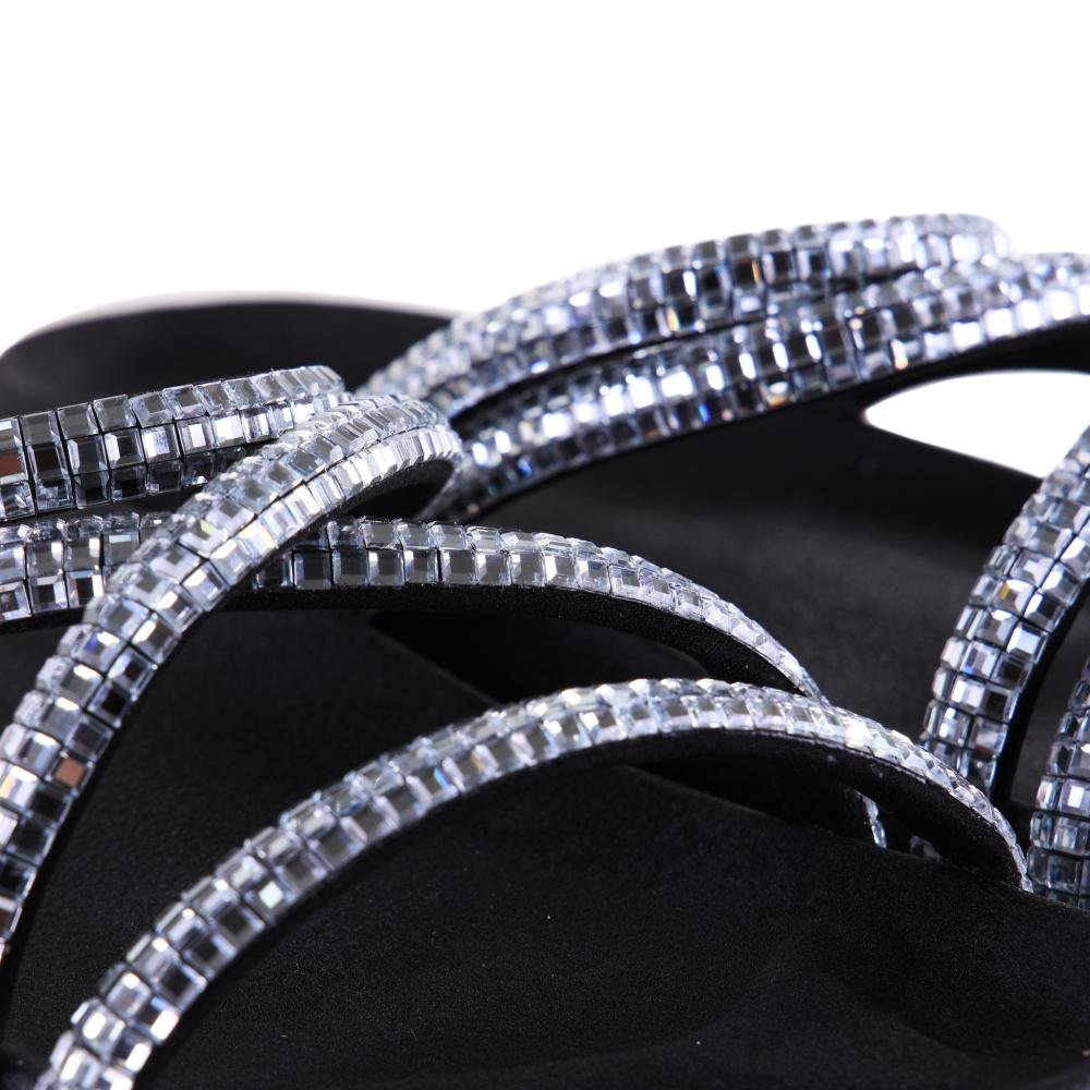 Papete Feminino Zariff 354 Preto/Cristal Preto 4