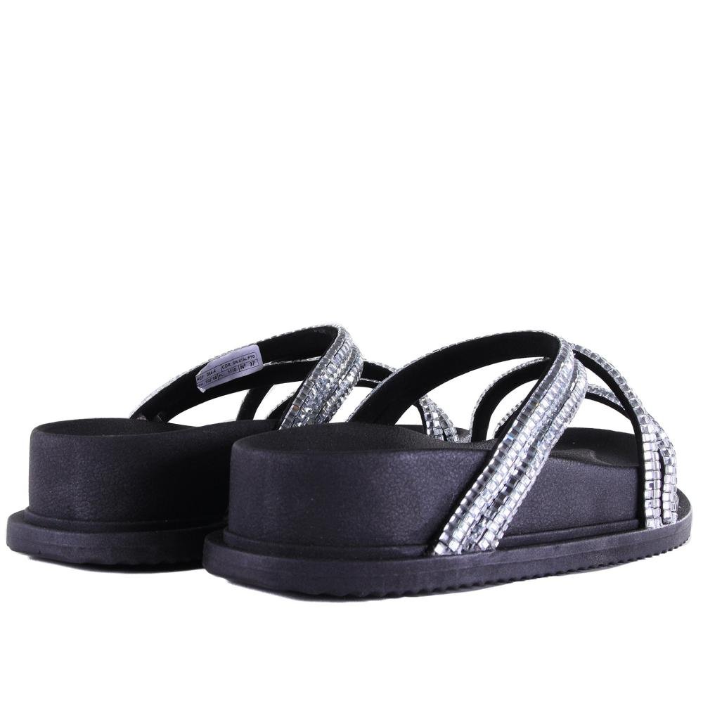 Papete Feminino Zariff 354 Preto/Cristal Preto 5