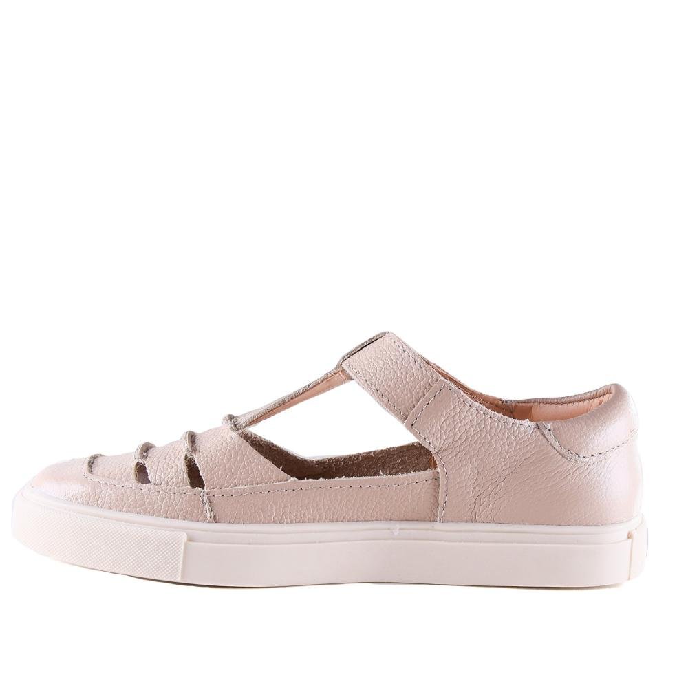 Tênis Zariff Feminino Cut-Out 188521 Nude Bege 2