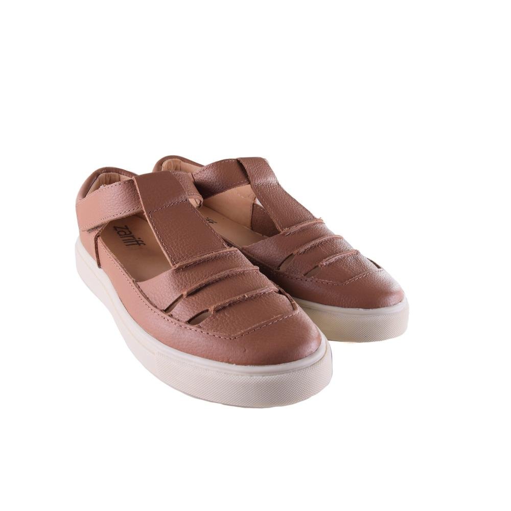 Tênis Zariff Feminino Cut-Out 188521 Coconut Marrom 3
