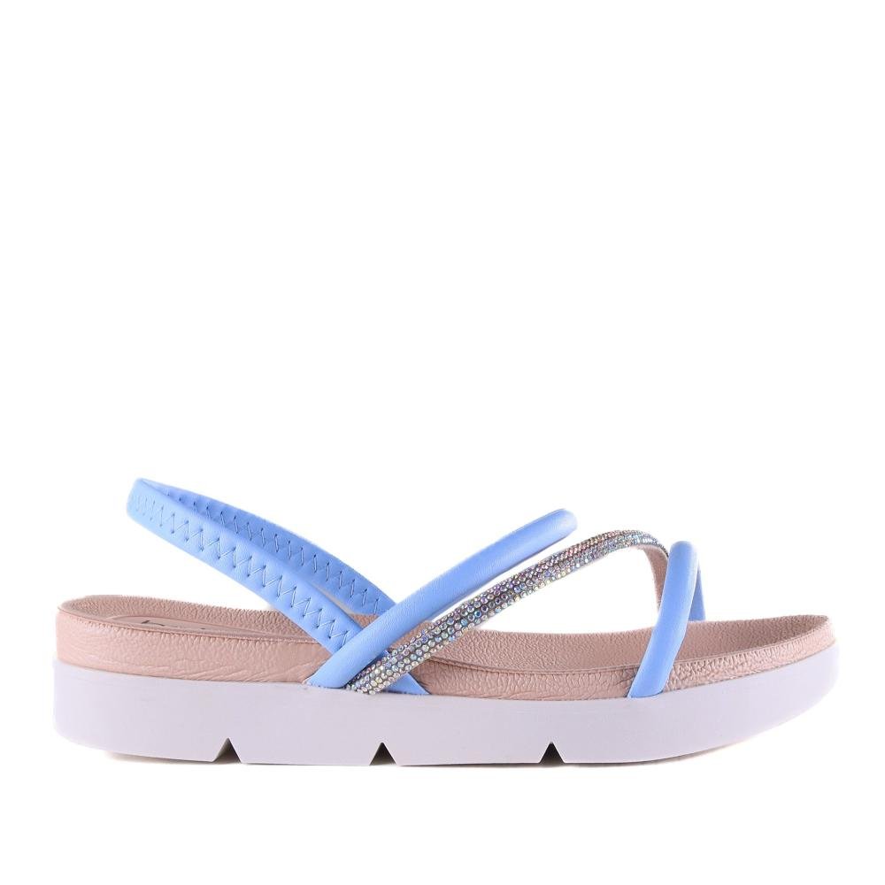 Sandália Feminina Beira Rio Birk 8387,530 Azul Azul 1