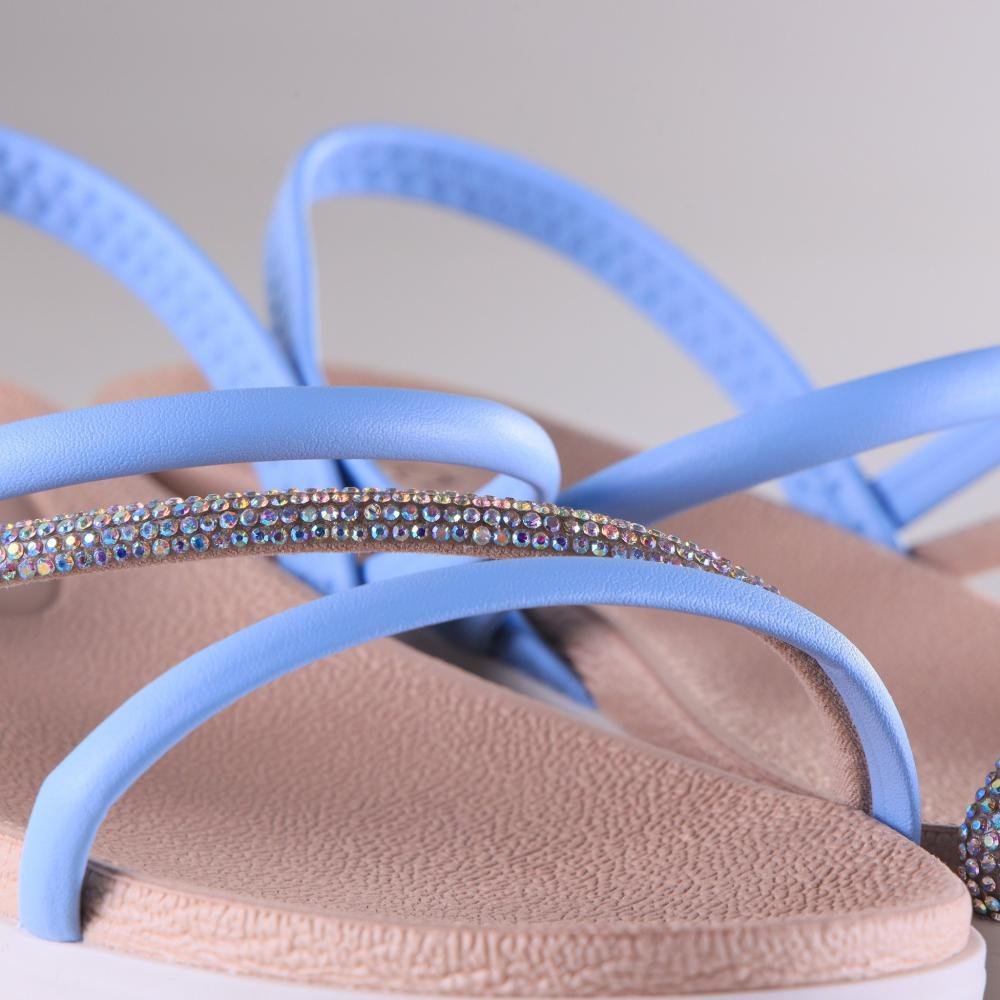 Sandália Feminina Beira Rio Birk 8387,530 Azul Azul 4