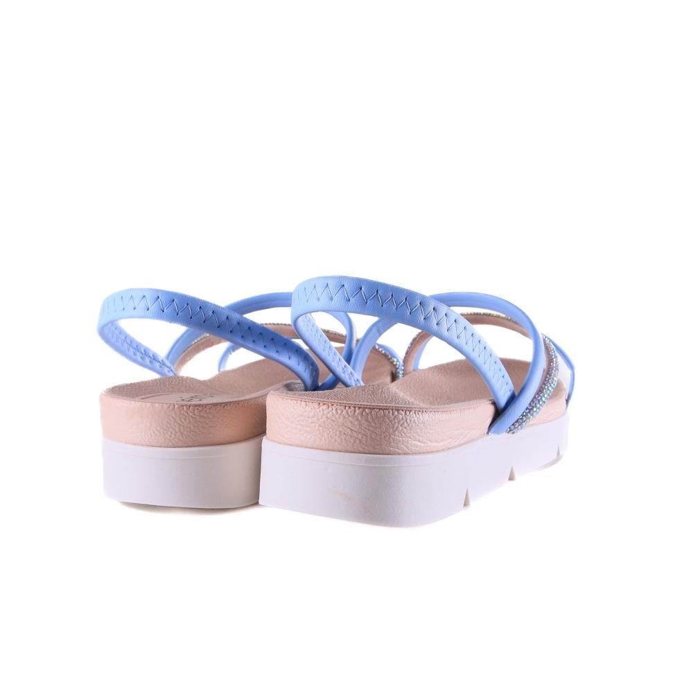 Sandália Feminina Beira Rio Birk 8387,530 Azul Azul 5