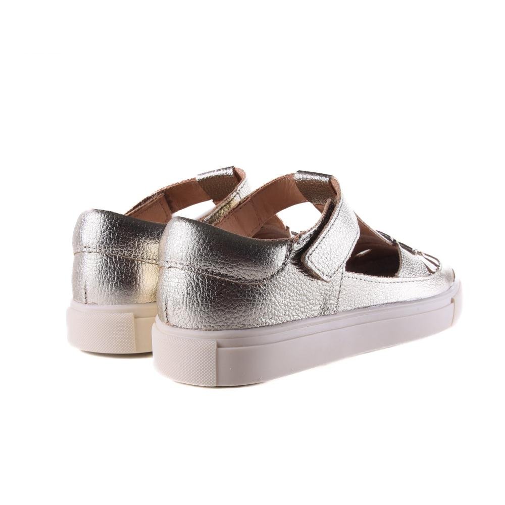 Tênis Zariff Feminino Cut-Out 188521 Ouro Light Dourado 4