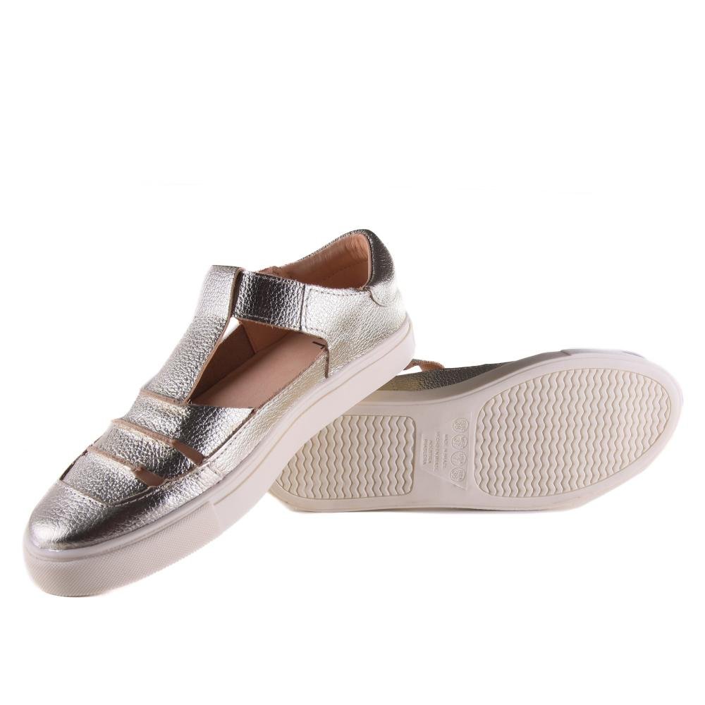 Tênis Zariff Feminino Cut-Out 188521 Ouro Light Dourado 5