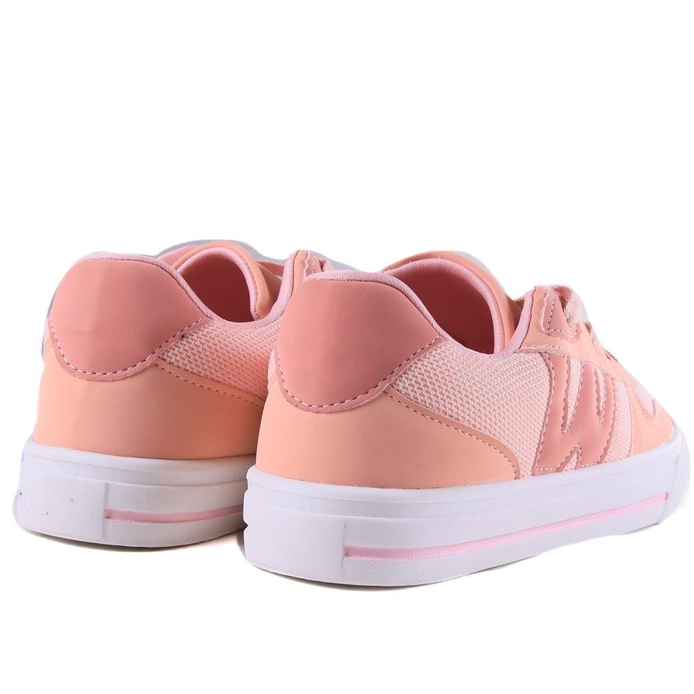 Tênis Infantil Menina World Colors Casual 344.030 Rose Rosa 5