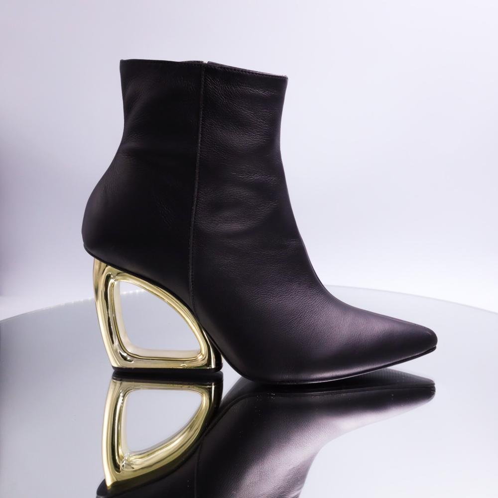 Bota Feminina Zariff 3451-575 Preto Preto 3