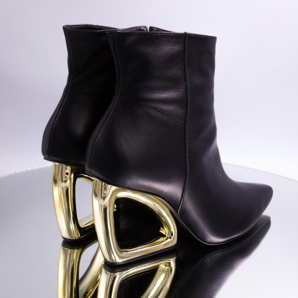 Bota Feminina Zariff 3451-575 Preto Preto 7