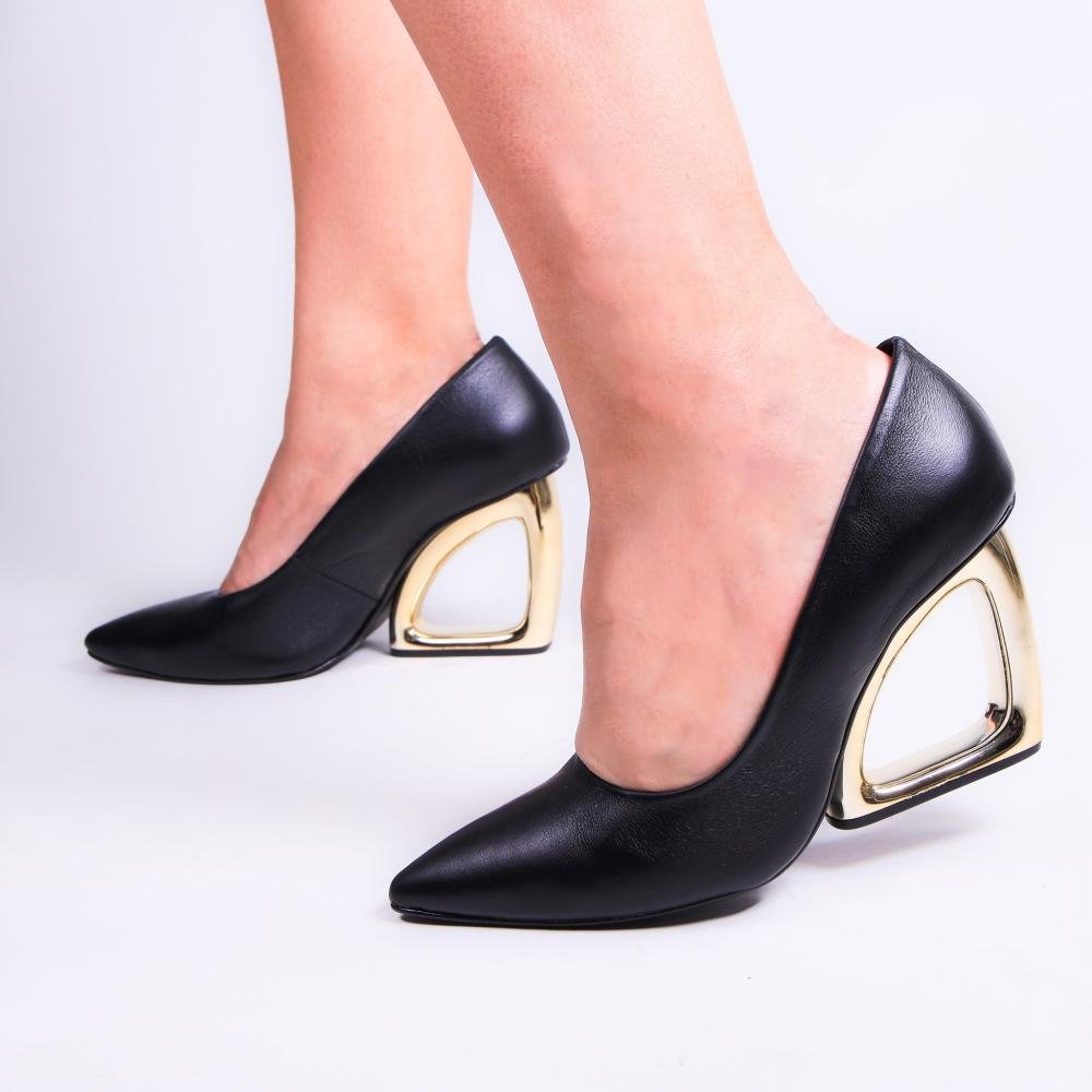 Scarpin Feminino Zariff 3450-575 Preto Preto 3