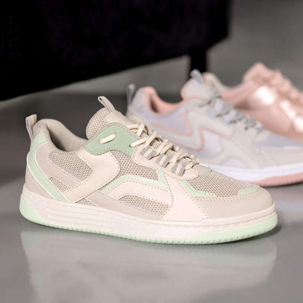 Tênis Ramarim Feminino Casual 25-63132 Natutal/Pistache Bege 3