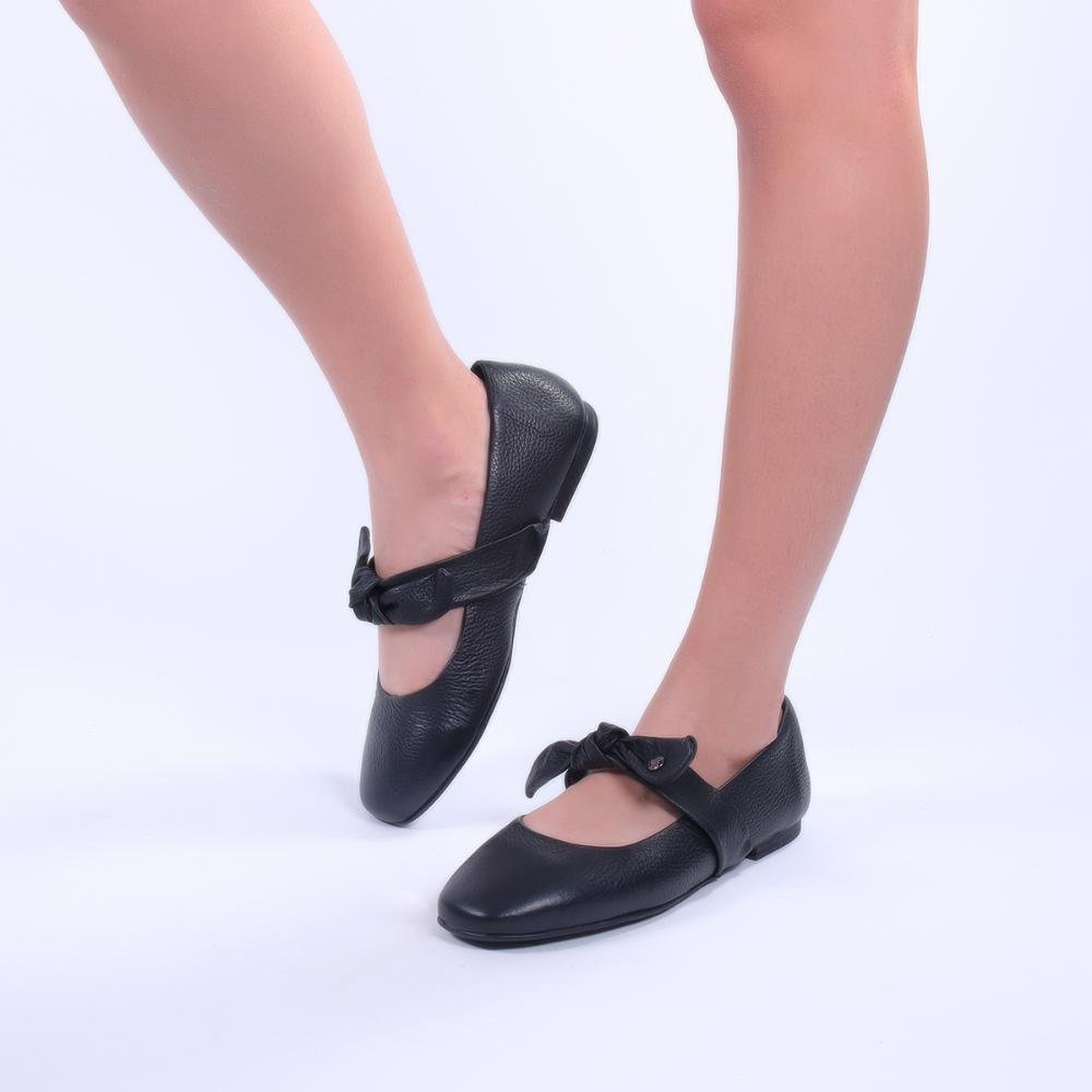 Sapatilha Feminina Bottero 361615 Preto Preto 3